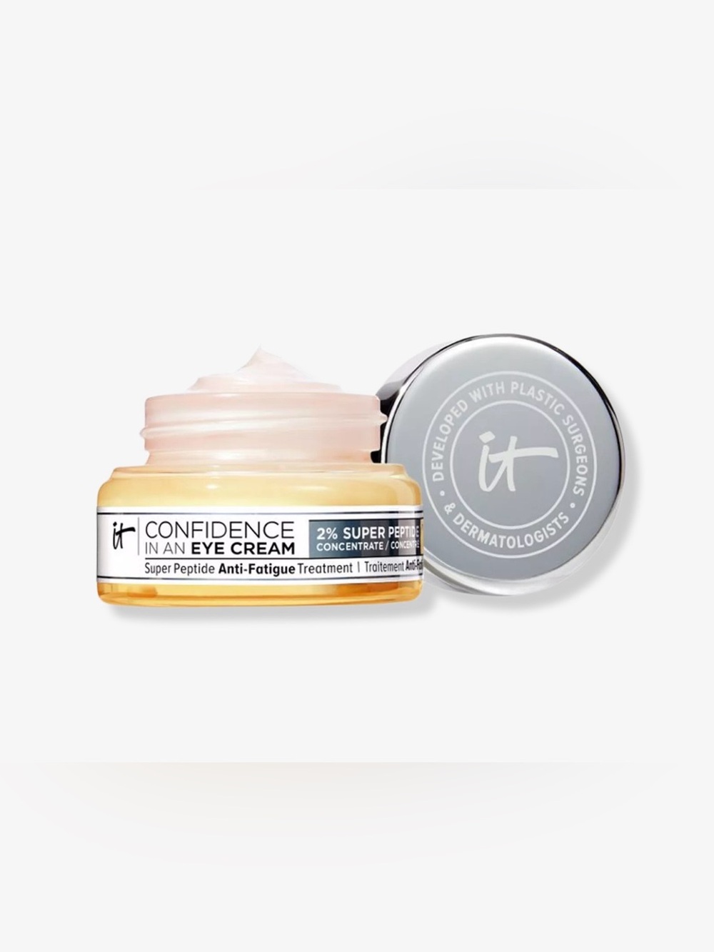 IT Cosmetics Hot Pink Cosmetic Pouch and Confidence In an Eye Cream Bundle! NEW! - Picture 3 of 6